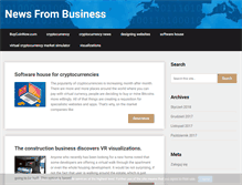 Tablet Screenshot of newsfrombusiness.com